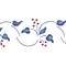 Colonial Leaves and Berries Wall Stencil | 038 by Designer Stencils | Floral Stencils | Reusable Art Craft Stencils for Painting on Walls, Canvas, Wood | Reusable Plastic Paint Stencil for Home Makeover | Easy to Use & Clean Art Stencil
